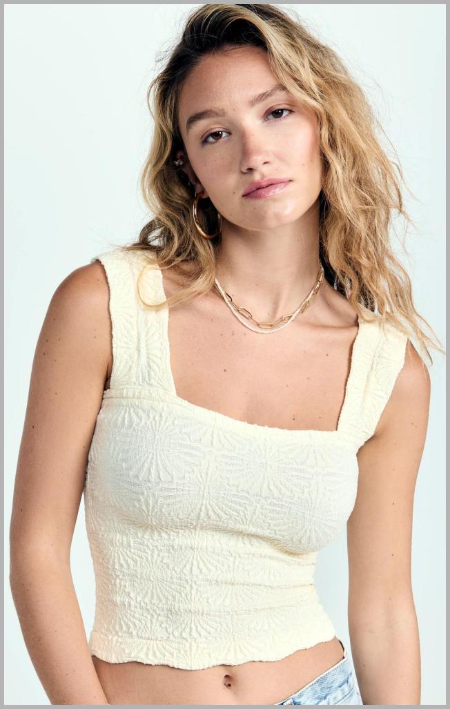 Free People Love Letter Cami - Ivory - [M] Price Integrity Rank ( 0 )